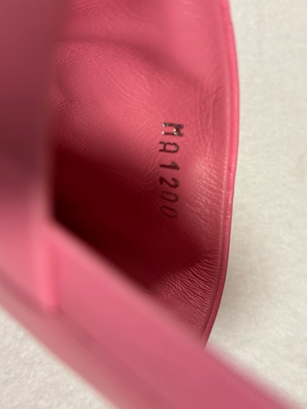 Louis Vuitton Revival Lambskin Leather Hot Pink Embossed Flat  Mule Sandals. - Picture 6 of 9